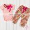 2016 New Girls Cute Outfits cotton shirt+pants spring pettiset baby gift clothing set