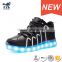 HFJH205 High top flashing light night running sneaker men led shoes