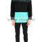 100% cotton pocket sport custom men hoodie two tone hoodies