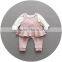 S17738A Kids Clothes Wholesale Girls Fall Outfits Baby Clothing Sets