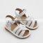 Summer handmade PU leather sadals funny kids squeaky shoes 2017