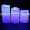 plastic Flameless candle led light