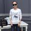 Custom Women Fleece Pullover Sweatshirts,Wholesale Round Neck Fleece Printed Sweatshirts For Women
