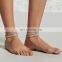 Cheap Summer Women Girls Rainbow Ribbon Anklet