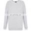 Grey Stripe Trim Sweatshirt polycotton jesery sweatshirt crew-neck hoodies without hood