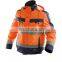 2017 High Visibility Safety Plain Bomber Polar Fleece Jacket