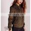 custom luxe khaki wool bomber jacket winter wholesale low price OEM