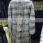 Winter Warm Mink Fur Long Coat Womens