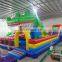 Crocodile Inflatable Fun City, Bounce House With Slide, Inflatable Bounce Castle For Amusement Park