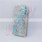 Aidocrystal luxury 2016 Wholesale Cell Phone Accessories Case blue ice flower custom Mobile Phone Case For Iphone 6/6 Plus