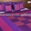 Soundarya high quality poly silk embroidery bed cover set