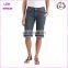 Women and Mens cargo shorts middle long denim shorts