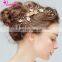 Amelie Wedding Jewelry Accessories Stunning Charm Floral Crystal Wedding Hair Side Comb Bridal Princess Hair Comb for party prom