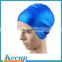 Novelty and professional printing branding logo and ear protected customized silicone swim cap