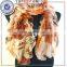 fashion lady spring summer silk scarf, polyster scarf