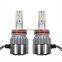2x NEW H8 H9 H11 H16 8000K Ice Blue COB LED Headlight Bulbs Kit High Low Beam