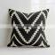 living room series custom plain cotton throw pillow cover
