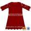 3/4 Sleeve Pink Lace Flower Girl Dresses Wedding Mommy And Me Lace Dress