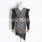 Patchwork Lace Mini Dresses Women New Elegant Casual Summer Fashion Element