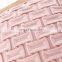 Fashion Soft Hand Home Decor Sofa Wrinkle Velvet Pink Cushion