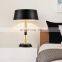 Best price wholesale Modern hotel bedside black metal desk table lamp