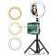 New cross-border photography live support 10 inch led fill light 26cm anchor self-portrait beauty fill light