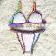 2016 best selling Colorfull neoprene Sexy european style bikinis Women's Bikini Style