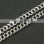 Custom Jewelry BLING Hiphop DIY Stitching Baguette Letter Mens Initial CZ Miami Cuban Chain