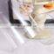 Europe white paint baking iron glass candlestick holder metal romantic candle holder wedding decoration