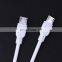 Factory Bulk White USB Charger Cable 2 in 1 USB Charging cable for 1.2v 1.5v 3.7v 9v usb battery