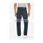 Fashionable straight jeans light color design men pants with pockets and button closure type design