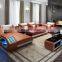 Latest design U shaped sectional leather sofa Modern living room sofa