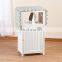 wooden folding ironing board cabinet with cloth storage shelf and door KD