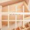 Pine Wood 2 layers Essential Oil Box with 66 compariments