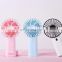 Multicolor Strong Wind Adjustable Table cell phone stand USB Portable Hand Fan