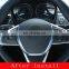 Car Accessories and Auto Parts For BMW X1 F48 2016 2017 ABS Matte Chrome Steering Wheel Decoration Strips