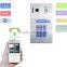 Smart Home HD 720P Two-way Video Intercom IP WiFi Video Door Phone with Photo-taking and Video Recording Via Smartphone APP