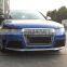 car bodikits Front bumper frame for Audi A4 RS4 car body kit without front grill car front bumper 2008 2009 2010 2011 2012