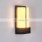 Outdoor Indoor Wall Light Sconce Matte Black Modern Wall Mount Lamps Fixtures IP65 Waterproof