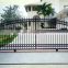 Galvanized Powder Coated Steel Gate House Main Gate with Electronic Gate Opener Designs