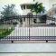 Galvanized Powder Coated Steel Gate House Main Gate with Electronic Gate Opener Designs