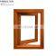 Latest design normal aluminum window wood grain casement window handle windows