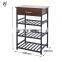 Modern Design Four Layer Storage Rack Wooden Drawer Entryway Shoe Rack As You Require