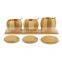 Bamboo Container Spice Jar Salt Box Set For Kitchen With Lids And Spoons
