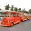 Tourist Trackless Trains Diesel Tourist Road Trackless Trains For Amusement Parks