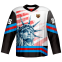 new fashionable ice hockey jersey with heart-shaped neck customize for you