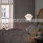 New Design Elegant Polygon Modern Home Living Room Indoor Alabaster Lights Nordic Led Marble Chandelier Pendant Light