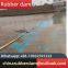 Small river interception dam, reservoir gas shield dam, landscape water filling steel wire boneless integral slope rubber dam