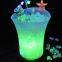 KTV RGB Colorful Light Beer Ice Bucket Speakers Wireless Subwoofer BT Waterproof Ice Buckets Led Party Portable Bar Speaker