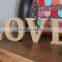 Wooden letters